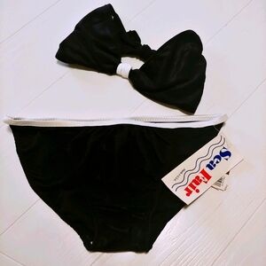 Vintage Sea Fair 2 piece Strapless Swimsuit